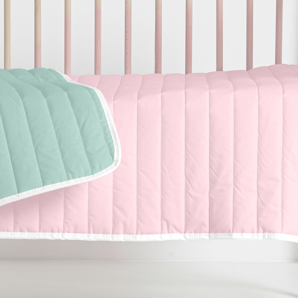 Trapunta HappyFriday Basic Kids Dash Menta 100 x 130 cm